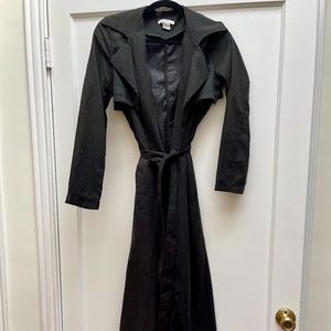 ASOS COAT WITH MILITARY DETAIL IN MAXI LENGTH